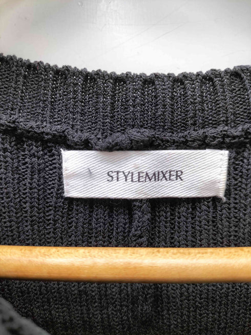 スタイルミキサー STYLEMIXER 22AW コンビネーションニットワンピース レディース JPN:S