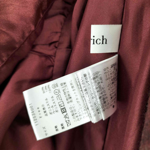 ダーリッチ Darich タータンチェックノースリミニワンピース レディース FREE