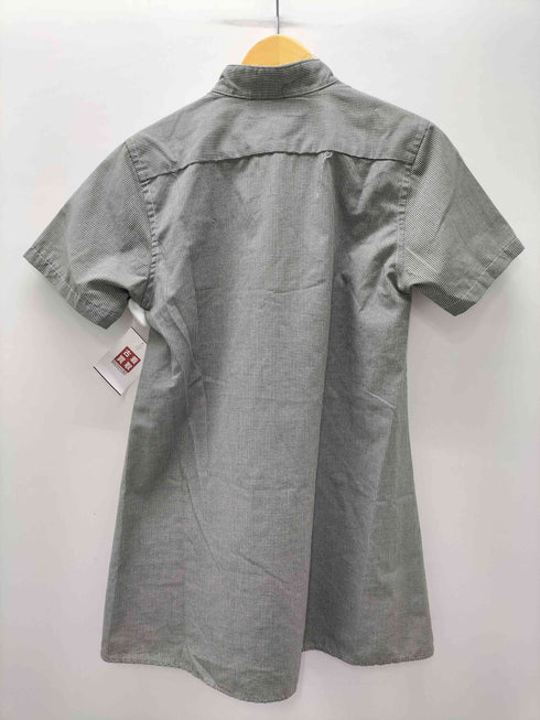 レッドキャップ RED KAP 千鳥格子 ハウンドトゥース 企業ロゴ S/S ワーク シャツ メンズ 2XL