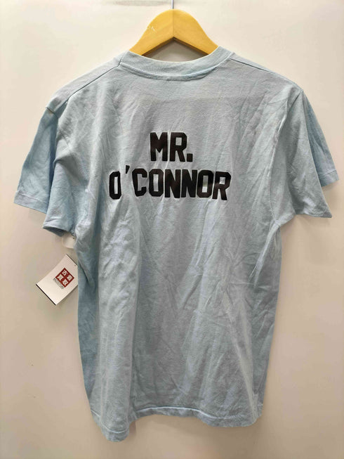 ヘインズ Hanes 90S USA製 企業ロゴ だまし絵 タキシード 両面プリント S/S クルーネック Tシャツ 棉ポリ メンズ import:L