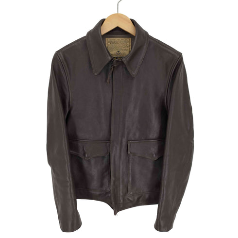 アヴィレックス AVIREX EXPLORER JACKET HORSEHIDE エクスプローラージャケット ホースハイド レザー ジャケット メンズ US:38