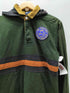 ポロバイラルフローレン Polo by RALPH LAUREN 90S パッチ刺繍 ボーダー ポケット付き L/S ラガーシャツ フーディー パーカー レディース import:L