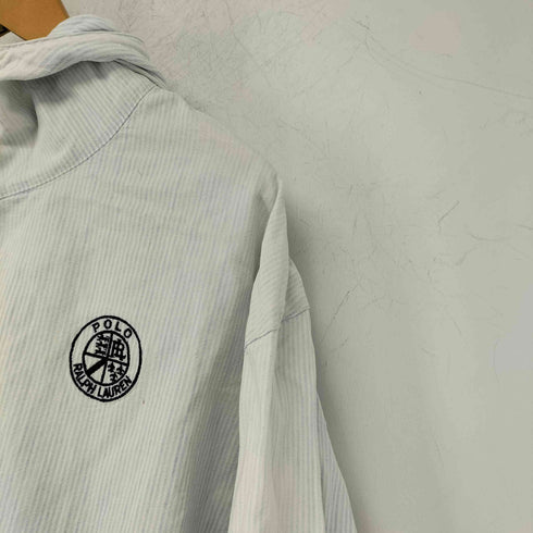 ポロバイラルフローレン Polo by RALPH LAUREN USA製 クッキーパッチ ストライプ ヨットパーカー メンズ import:L