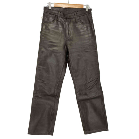 エアロレザー AERO LEATHER カウレザーパンツ メンズ US:30-31