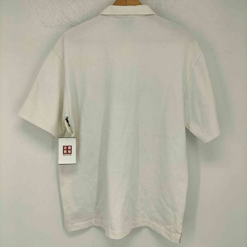 カンタベリーオブニュージーランド CANTERBURY OF NEW ZEALAND 刺繍ロゴ ラガーシャツ メンズ  L