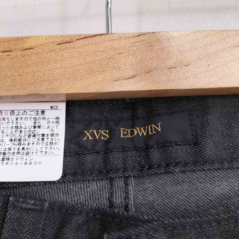 エドウィン EDWIN XVS ブラックデニム フレアパンツ Y2K メンズ 26