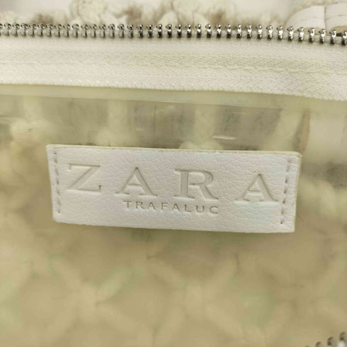 ザラ ZARA 編み込みメッシュ トートバッグ レディース M