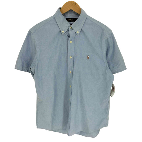 ポロバイラルフローレン Polo by RALPH LAUREN CLASSIC FIT クラシック フィット ポニー刺繍 B.D. S/S オックスフォード シャツ メンズ import:M