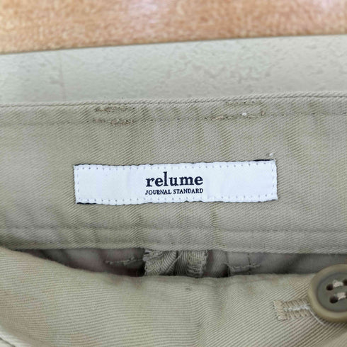 ジャーナルスタンダードレリューム JOURNAL STANDARD relume T/Cチノセンタープレスパンツ レディース 38