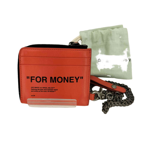 オフホワイト OFF-WHITE QUOTE チェーンウォレット メンズ