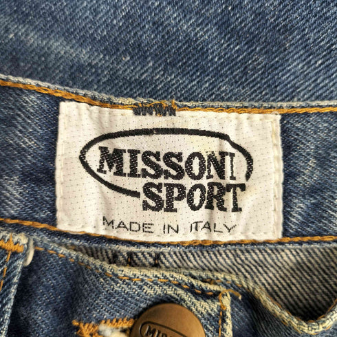 ミッソーニスポーツ MISSONI SPORTS バックポケット刺繍デニム レディース