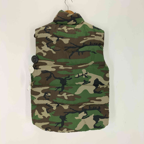 デニムアンドサプライ ラルフローレン DENIM & SUPPLY RALPH LAUREN 星条旗 カモ柄リバーシブルダウンベスト メンズ JPN:S
