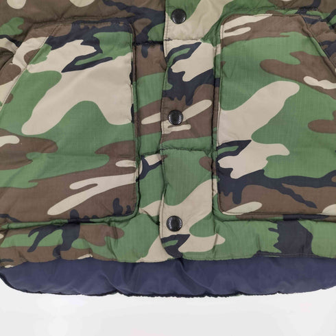 デニムアンドサプライ ラルフローレン DENIM & SUPPLY RALPH LAUREN 星条旗 カモ柄リバーシブルダウンベスト メンズ JPN:S