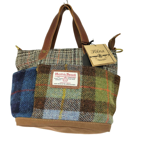 フォルナ Folna アクセサリーポーチ付き ツイード 2WAY ショルダー バッグ メンズ