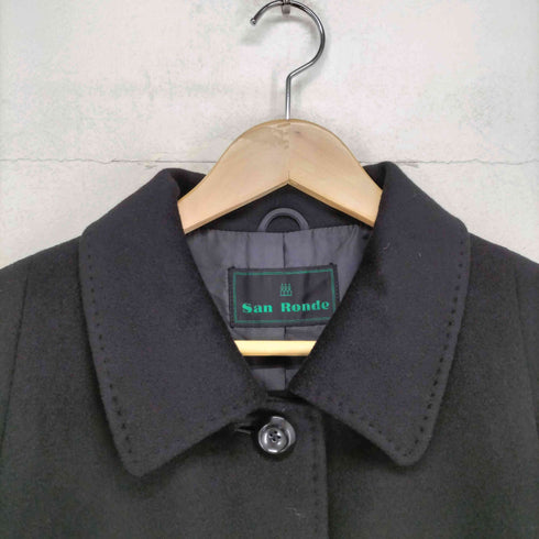 San Ronde CASHMERE 100% カシミヤ ステンカラーコート レディース JPN:M L