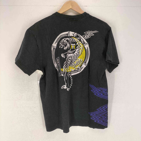 チームロゴ 和柄 虎 クルーネック Tシャツ メンズ JPN:L