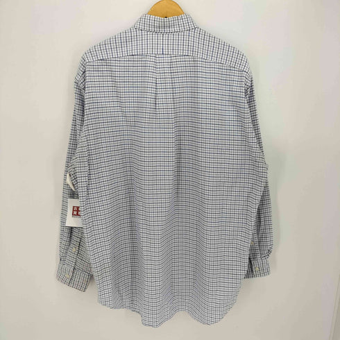 ラルフローレン RALPH LAUREN 90s BLAKE ポニー刺繍 ボタンダウン チェックシャツ メンズ import:L