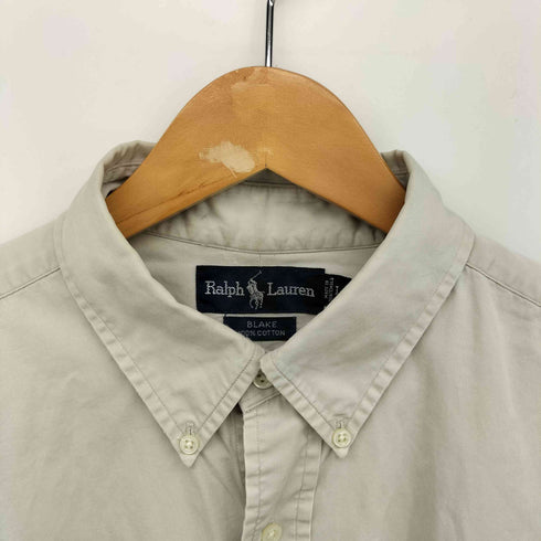 ラルフローレン RALPH LAUREN 90s BLAKE ポニー刺繍 ボタンダウンシャツ メンズ import:L