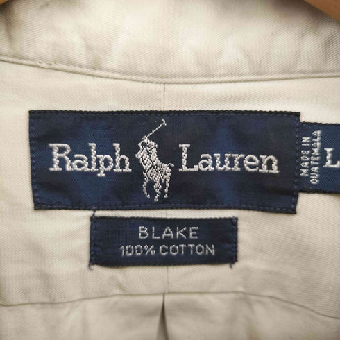 ラルフローレン RALPH LAUREN 90s BLAKE ポニー刺繍 ボタンダウンシャツ メンズ import:L