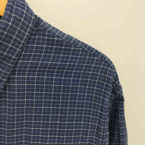 ラルフローレン RALPH LAUREN CLASSIC FIT 同色ポニー刺繍 ボタンダウン チェックシャツ メンズ import:XL