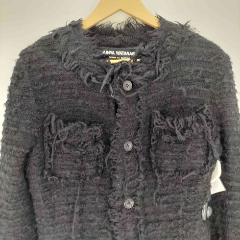ジュンヤワタナベコムデギャルソン JUNYA WATANABE COMME des GARCONS 03AW モヘア混 ツイード カーディガン AD2003 メンズ JPN:M