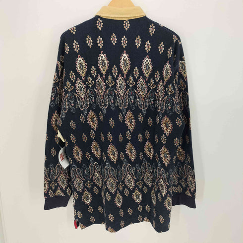 チャップスラルフローレン CHAPS RALPH LAUREN 80s 襟コーズ ペイズリー柄 プリント ラガーシャツ メンズ import:L