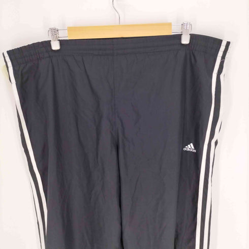 アディダス adidas ATS PROTECT パフォーマンスロゴ刺繍 裏地メッシュ スリーライン サイドジップ ナイロン パンツ メンズ JPN:L
