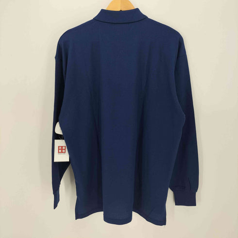 チャップスラルフローレン CHAPS RALPH LAUREN 80s デッドストック ワンポイント刺繍 L/S ポロシャツ 長袖 メンズ import:XL