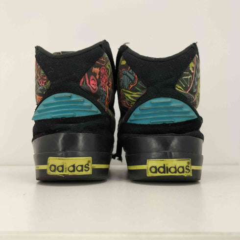 アディダス adidas 80S CASSIS カシス 総柄 キャンバス ハイカット スニーカー レディース US:6.5