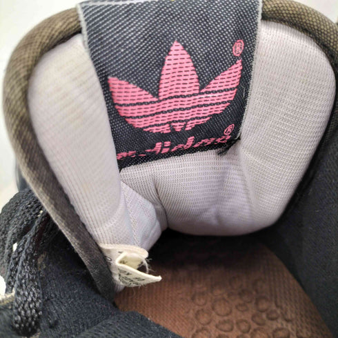 アディダス adidas 80S CASSIS カシス 総柄 キャンバス ハイカット スニーカー レディース US:6.5