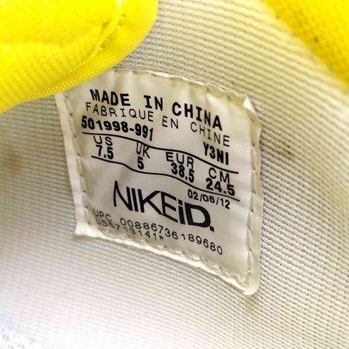 ナイキ NIKE 00S ID ZOOM DUNK HIGH ズーム ダンク ハイ メタリック カスタム スニーカー マルチカラー メンズ JPN:24.5