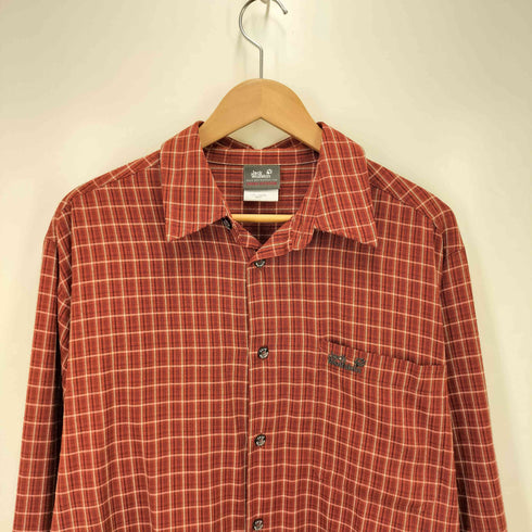 ジャックウルフスキン JACK WOLFSKIN チェック柄シャツ メンズ JPN:L