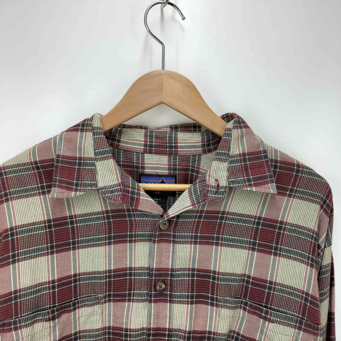 パタゴニア patagonia 90s 99AW ポルトガル製 ライト フランネルシャツ メンズ JPN:M