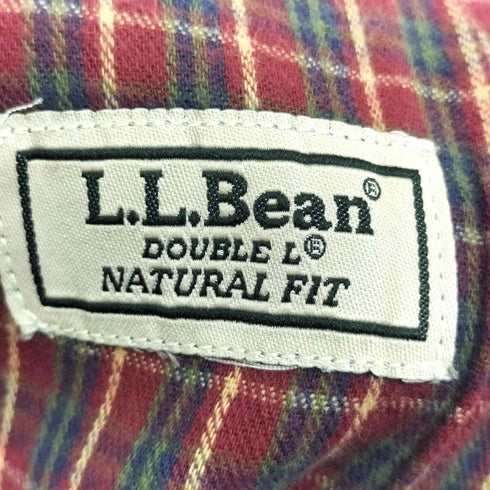 エルエルビーン L.L.Bean 裏地チェック ツータックチノパンツ メンズ 34