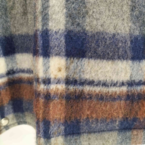 ジュンヤワタナベコムデギャルソンマン JUNYA WATANABE COMME des GARCONS MAN 05aw archive マルチポケット マドラスチェック フーデットジャケット ハーフコート メンズ JPN:M