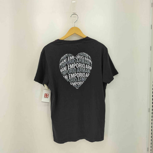 エンポリオアルマーニ EMPORIO ARMANI Sean Basic Fit ハートロゴプリント クルーネック 半袖Tシャツ カットソー Y2K レディース XL