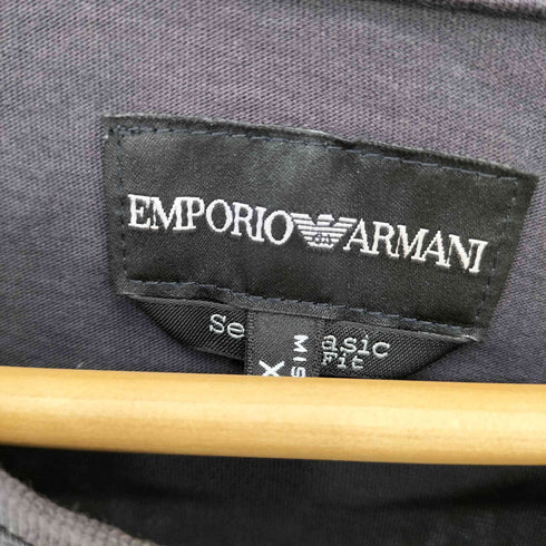 エンポリオアルマーニ EMPORIO ARMANI Sean Basic Fit ハートロゴプリント クルーネック 半袖Tシャツ カットソー Y2K レディース XL
