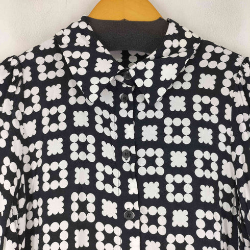 ザラ ZARA 幾何学模様シャツドレス レディース XS