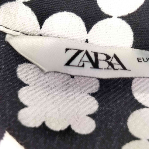 ザラ ZARA 幾何学模様シャツドレス レディース XS