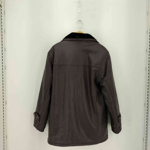 GIANNI MARIOLANO 90s イタリア製 裏地ファー ダブルレザージャケット Import メンズ L
