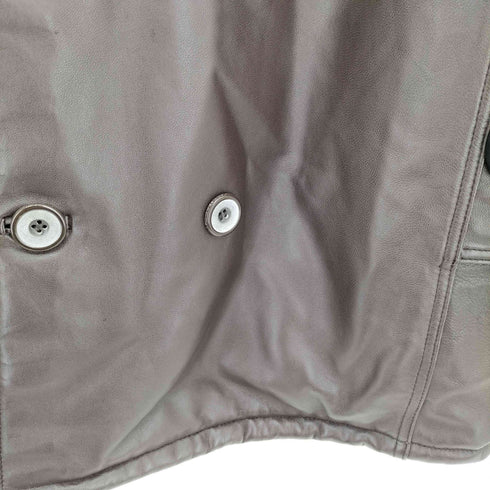 GIANNI MARIOLANO 90s イタリア製 裏地ファー ダブルレザージャケット Import メンズ L