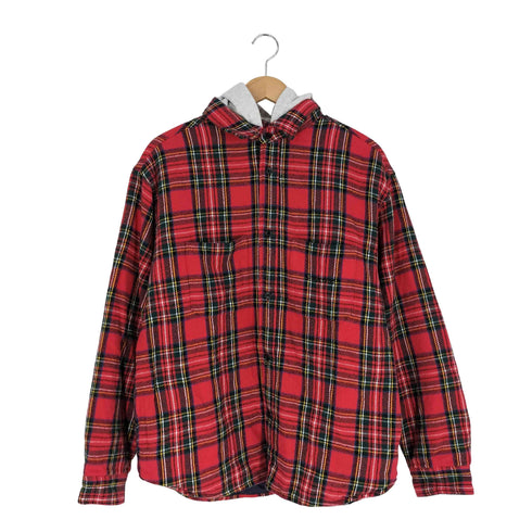 シュプリーム Supreme 23AW Tartan Flannel Hooded Shirt メンズ import:M