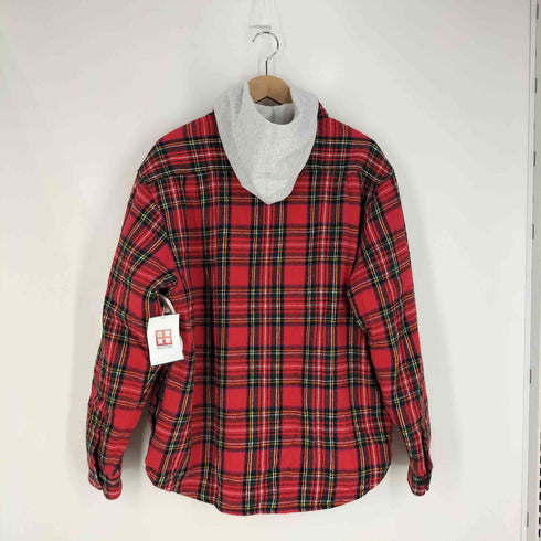 シュプリーム Supreme 23AW Tartan Flannel Hooded Shirt メンズ import:M