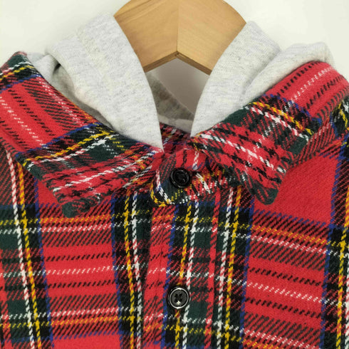 シュプリーム Supreme 23AW Tartan Flannel Hooded Shirt メンズ import:M