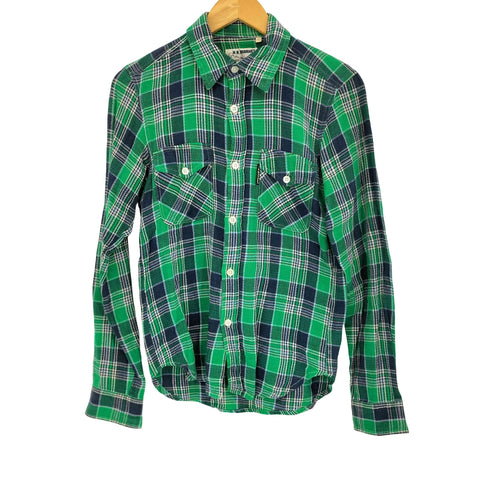 ハリウッドランチマーケット HOLLYWOOD RANCH MARKET ロングスリーブ チェックシャツ メンズ JPN:1