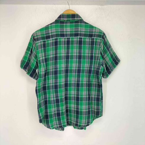 ハリウッドランチマーケット HOLLYWOOD RANCH MARKET 半袖 チェックシャツ メンズ JPN:1