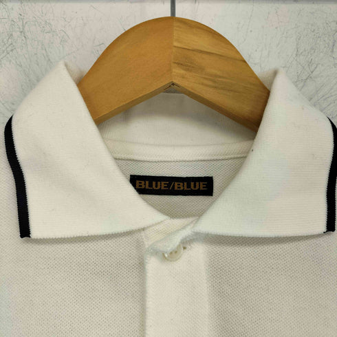 ブルーブルーハリウッドランチマーケット BLUE BLUE H.R.MARKET 刺繍ロゴ ポロシャツ メンズ JPN:1