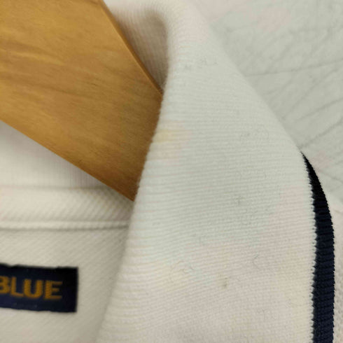 ブルーブルーハリウッドランチマーケット BLUE BLUE H.R.MARKET 刺繍ロゴ ポロシャツ メンズ JPN:1