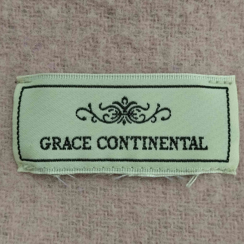 グレースコンチネンタル GRACE CONTINENTAL フード付バスケットボタンフリンジケープポンチョ レディース