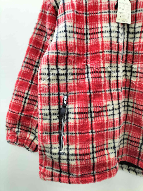 カーニーハウス KEARNEY HOUSE 裏地キルティング ダブルジップ アクリル ポリ ボア チェック ジャケット メンズ JPN:M